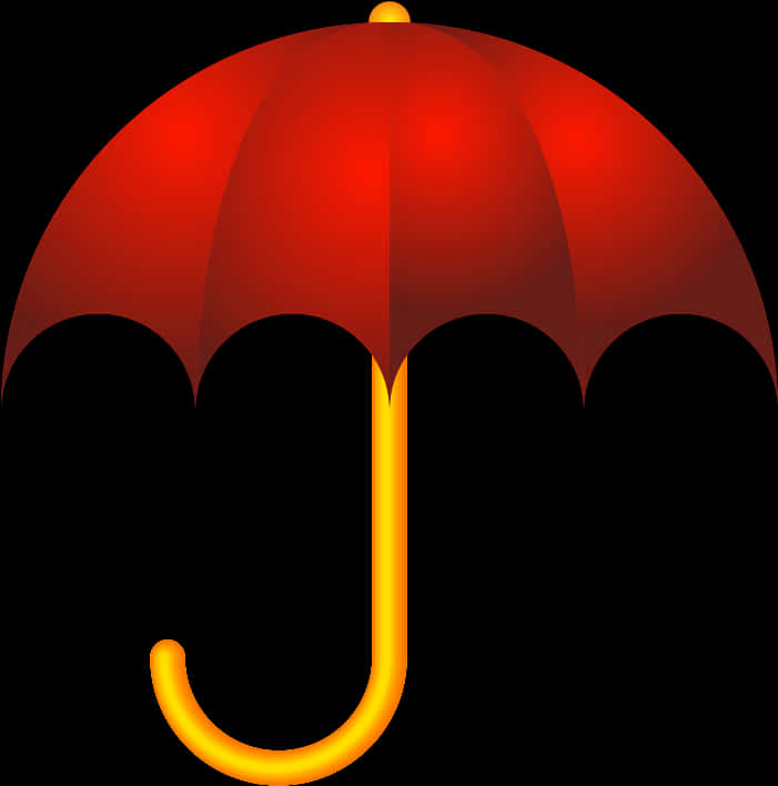 Red Umbrella Icon