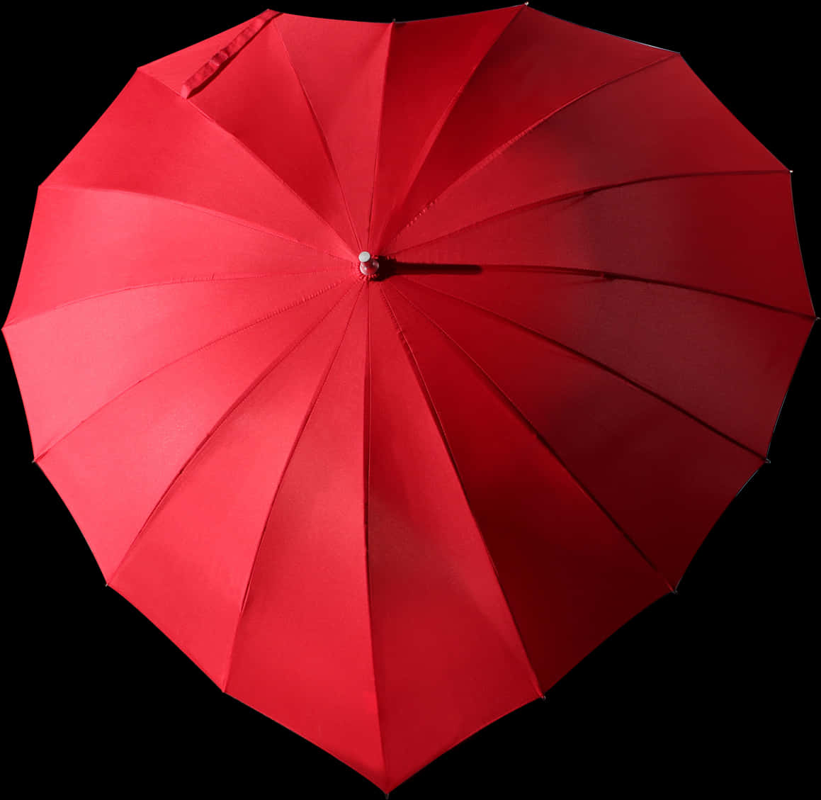 Red Umbrella Top View