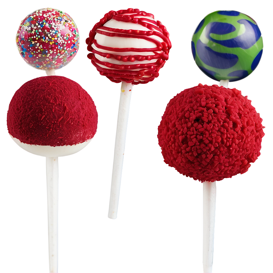 Red Velvet Cake Pop Png Gnr