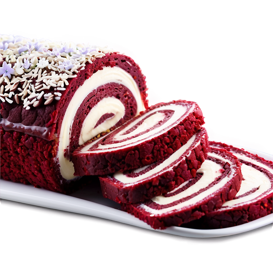 Red Velvet Cake Roll Png Hrs52