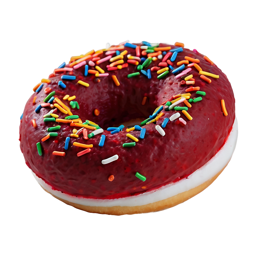 Red Velvet Donut Png 05232024