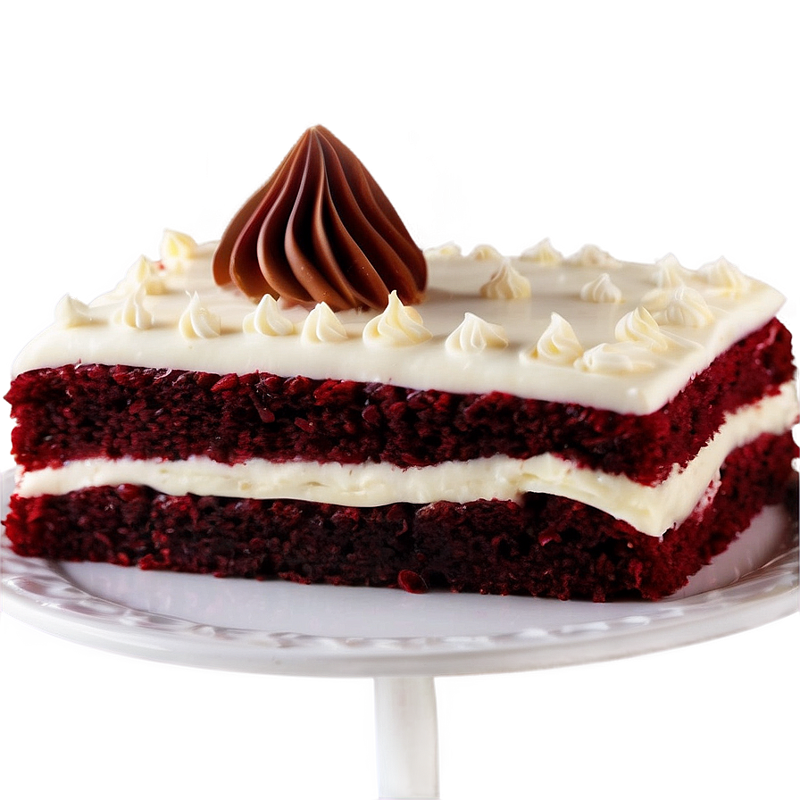 Red Velvet Sheet Cake Png Vfp