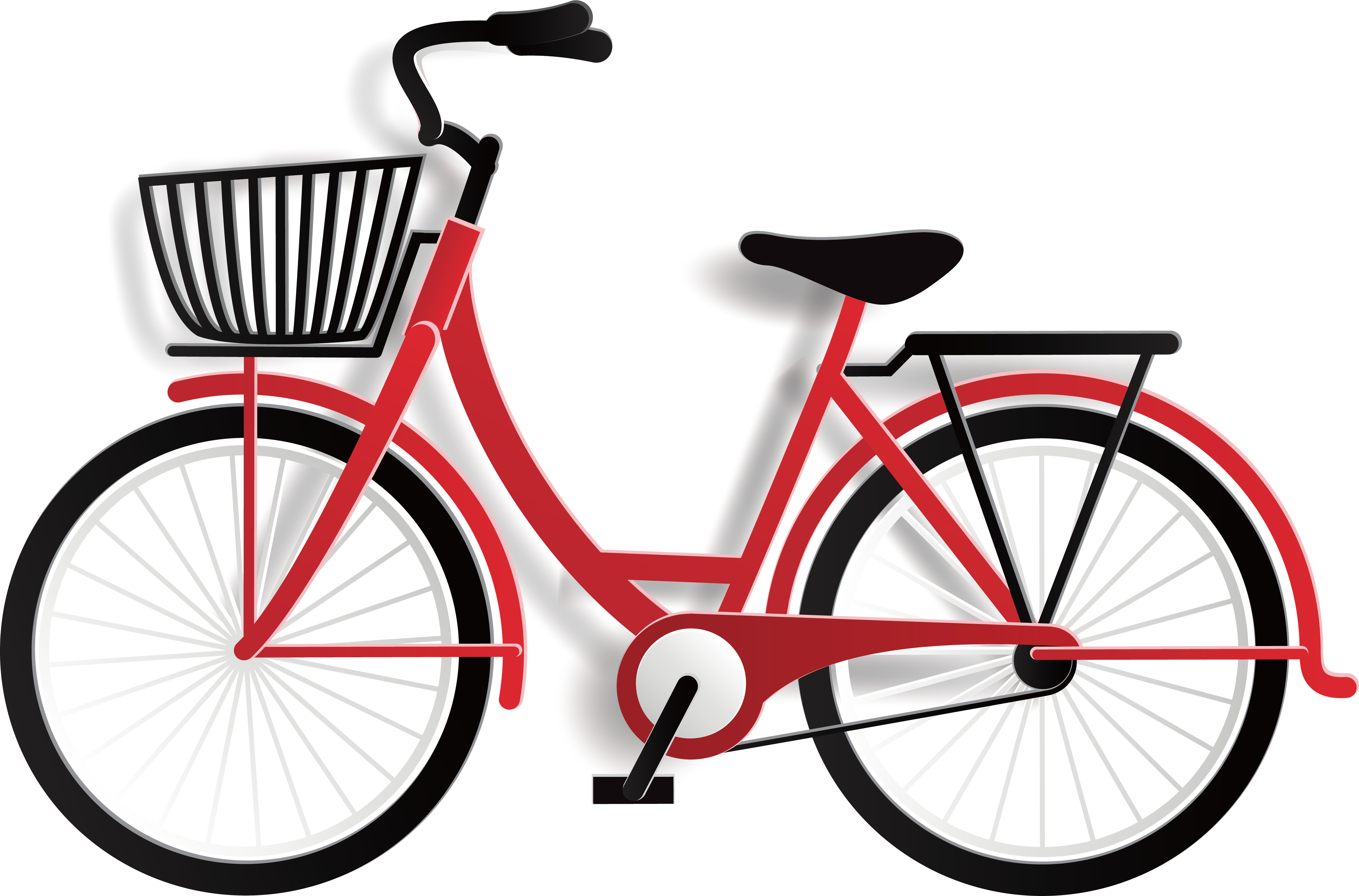 Bicycle Cartoon Png, Transparent Png PNG with transparent background
