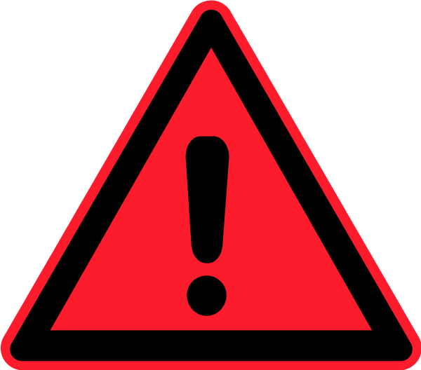 Triangle With Exclamation Point Clipart - High Temperature Warning, HD Png Download PNG with transparent background