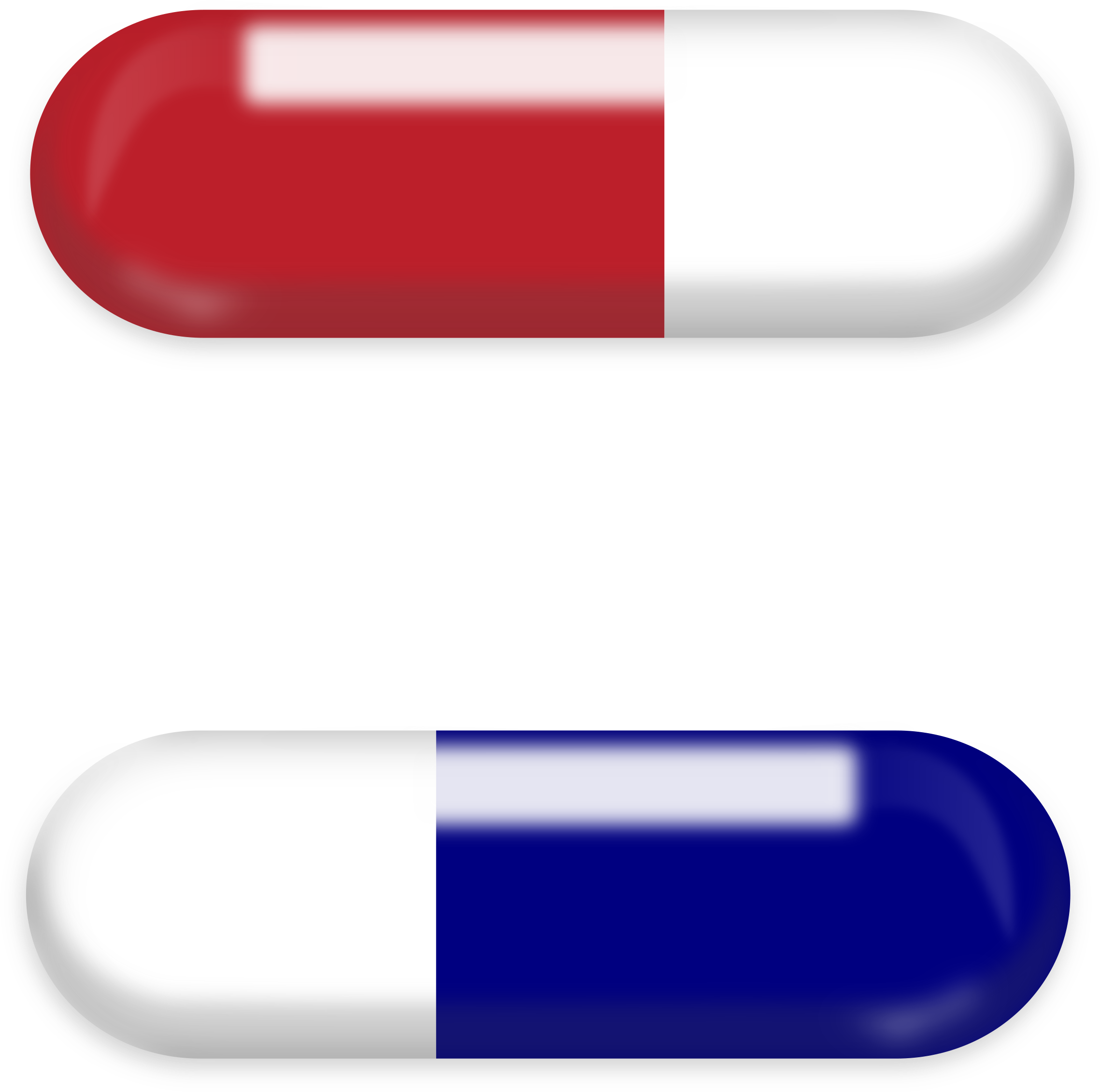 Red Whiteand Blue Capsules