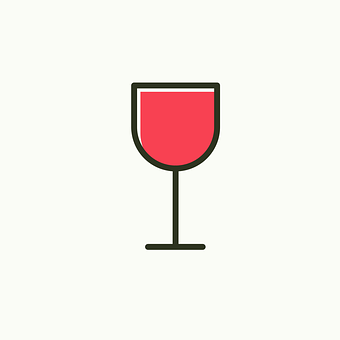 Red Wine Glass Icon PNG image with a transparent background, free high-resolution download