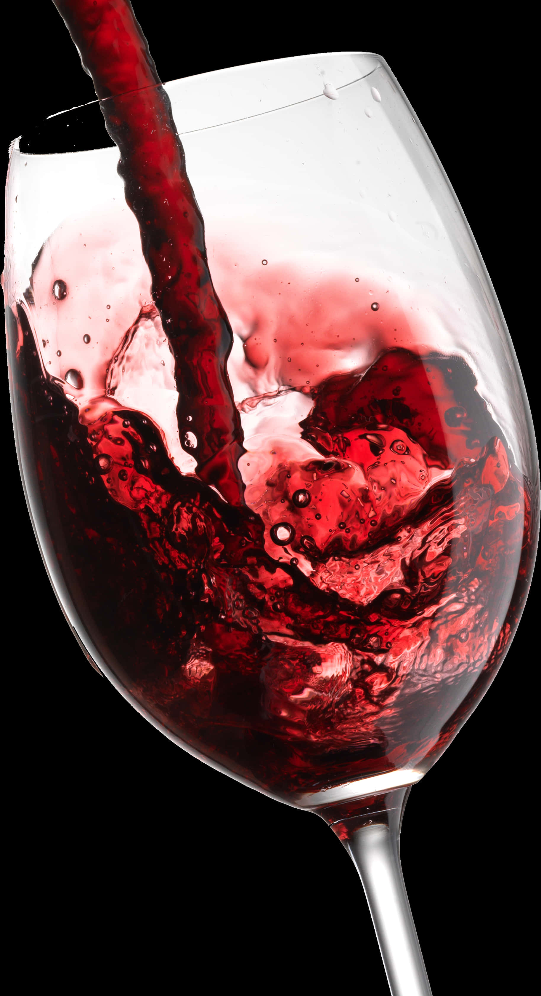Wine Glass Png Image - Red Wine Pouring Png, Transparent Png PNG with transparent background