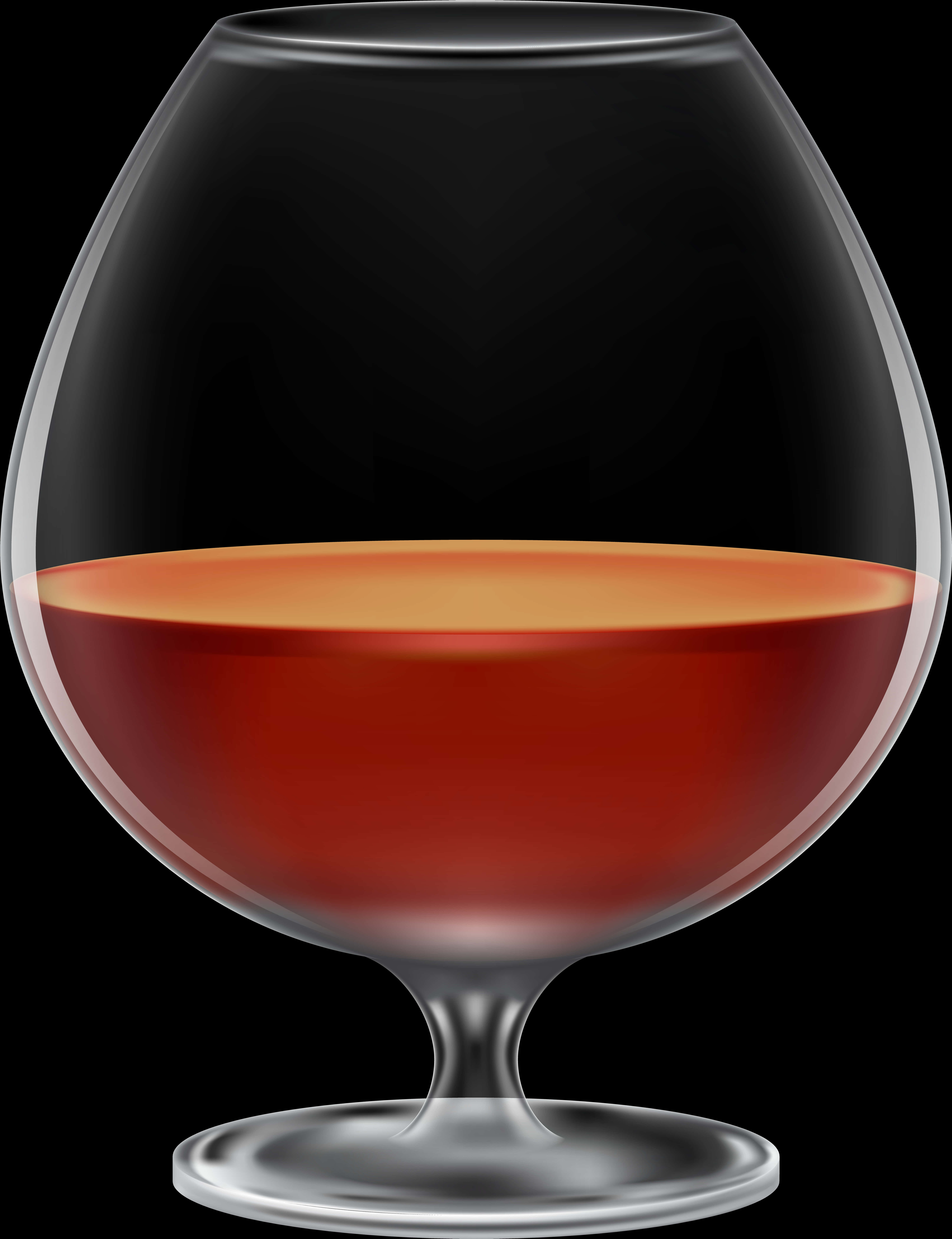 Transparent Spilled Wine Glass Png - Brandy Glass Png, Png Download PNG with transparent background