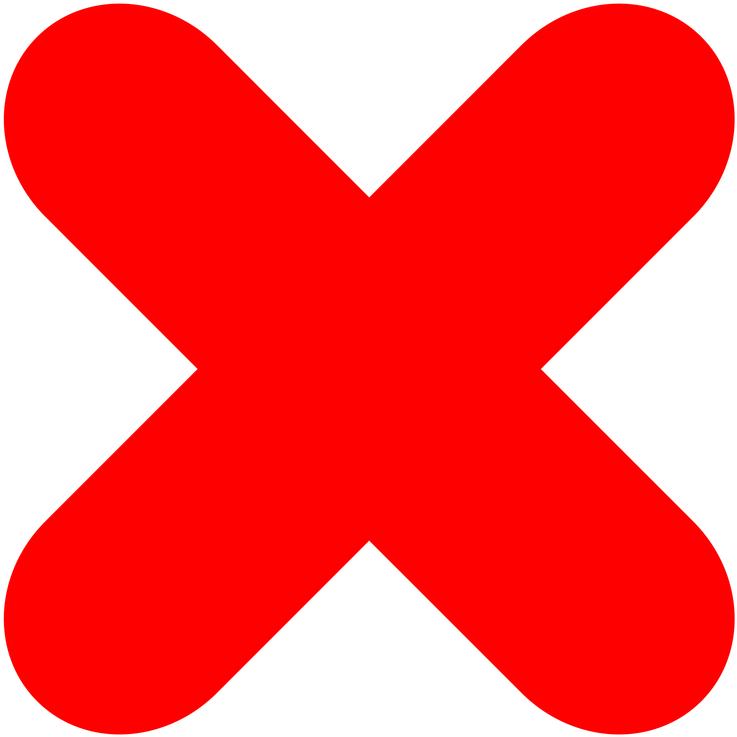 Red X Symbol