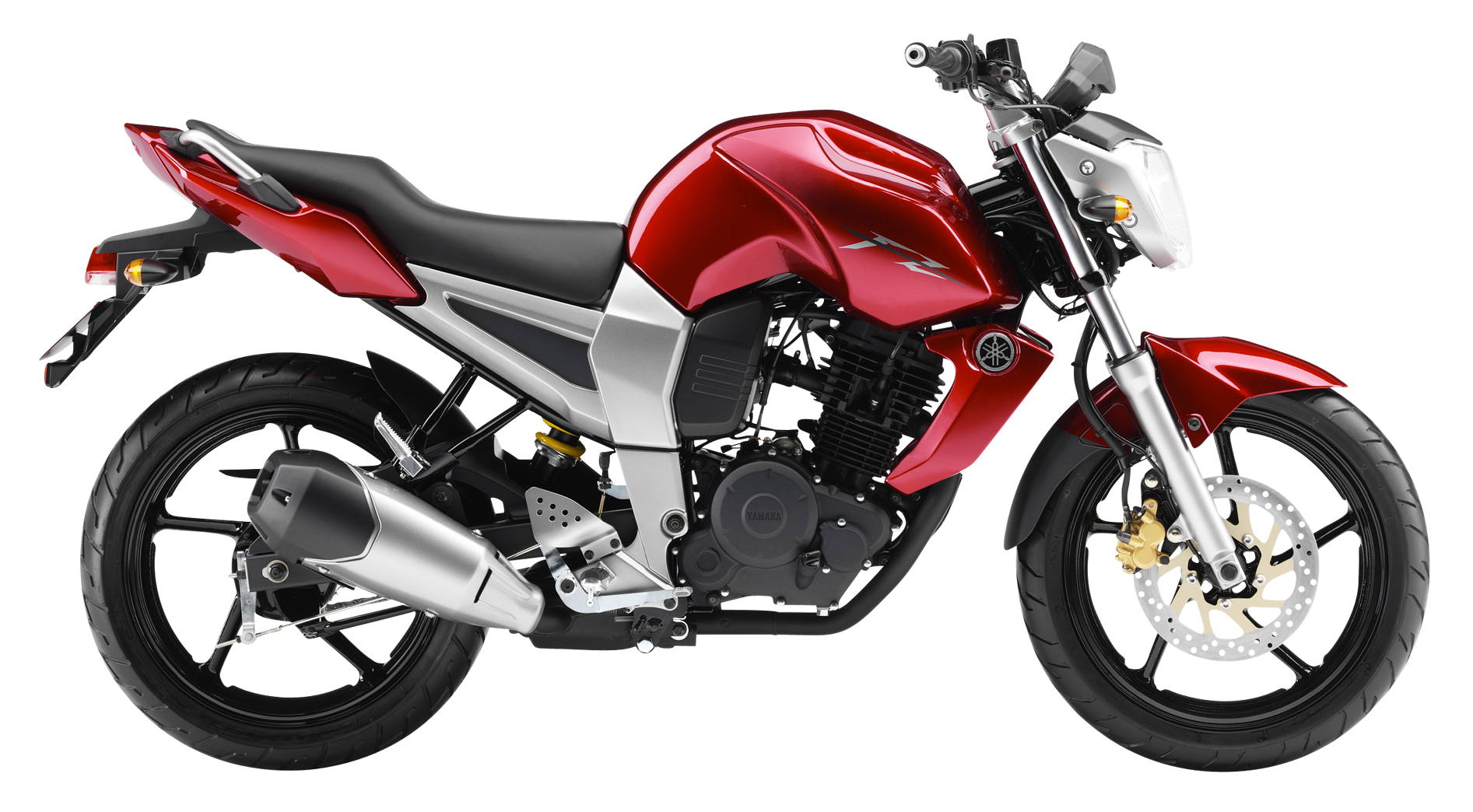 Red Yamaha Motorcycle Profile View