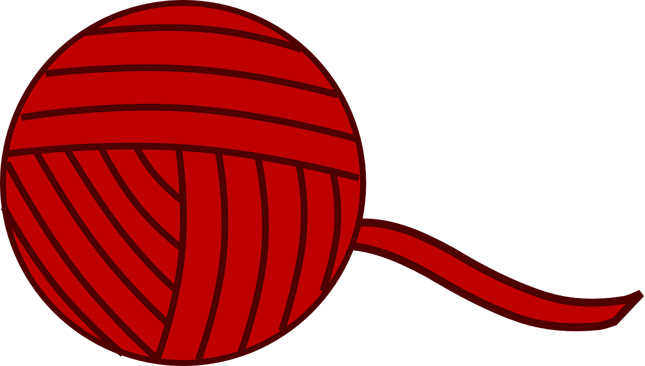 Red Yarn Ball Knitting Essential.png