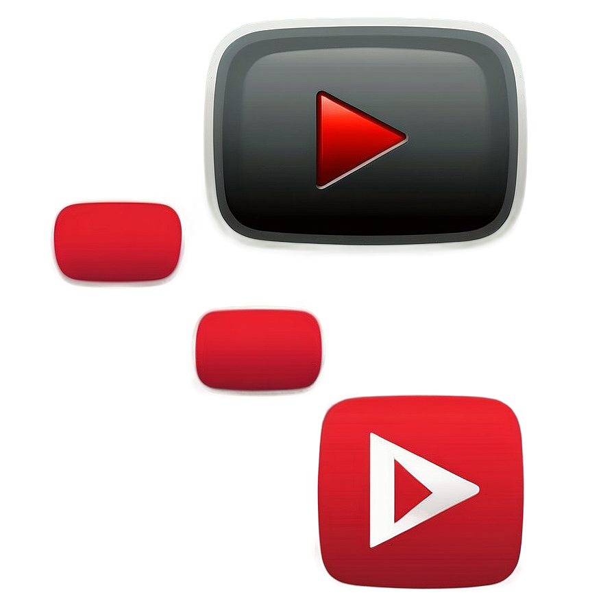 Red Youtube Logo Vector PNG baw57 PNG with transparent background