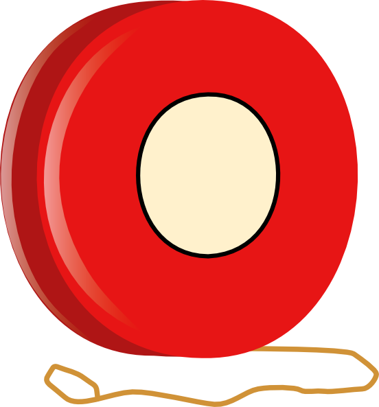 Red Yoyo Cartoon Illustration