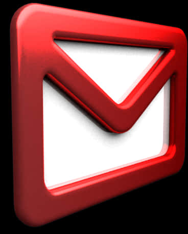 Red3 D Email Icon