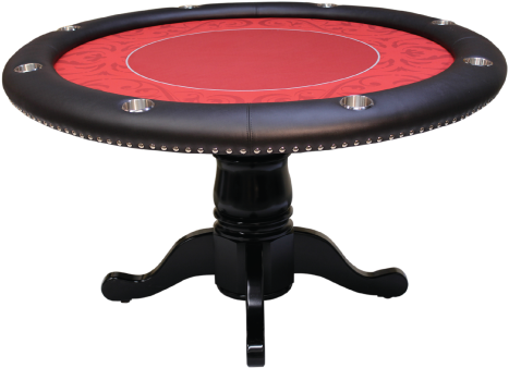 Redand Black Poker Table