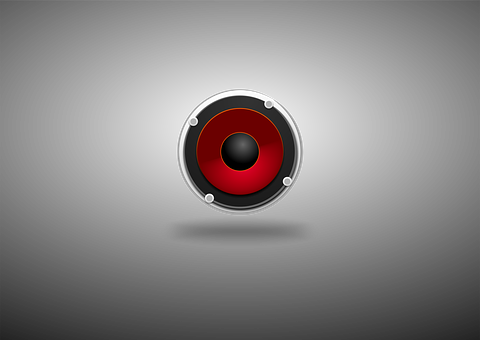 Redand Black Speaker Design