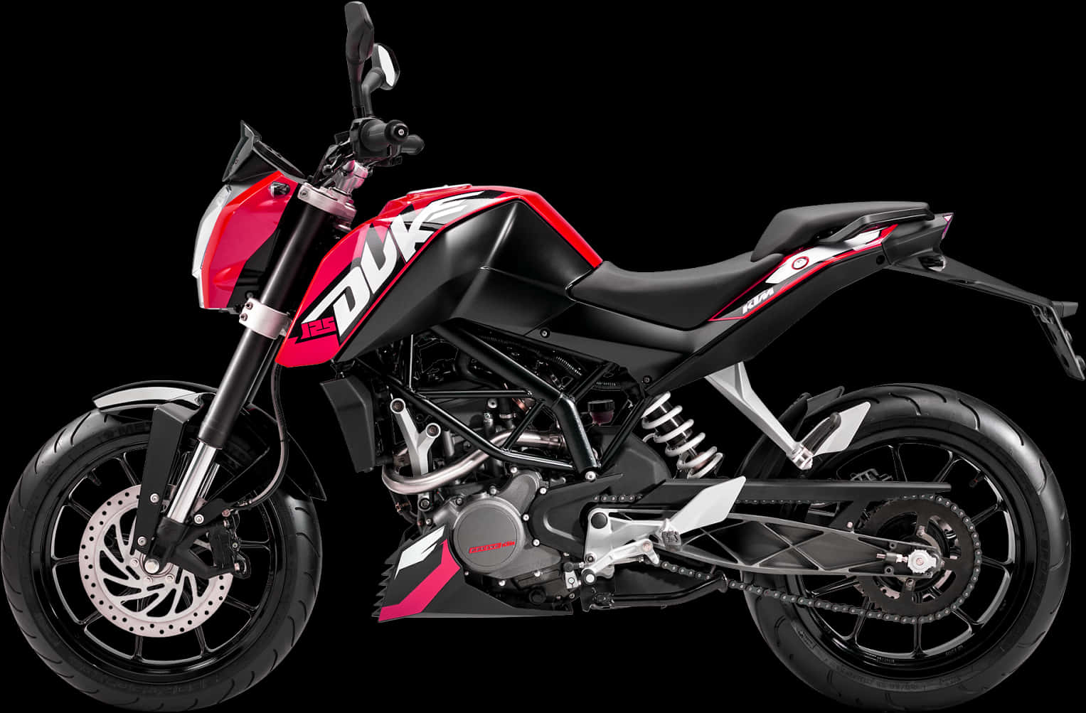 Redand Black Sport Motorcycle H D