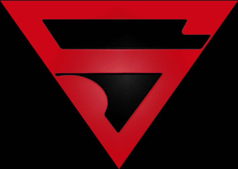 Redand Black Superman Logo