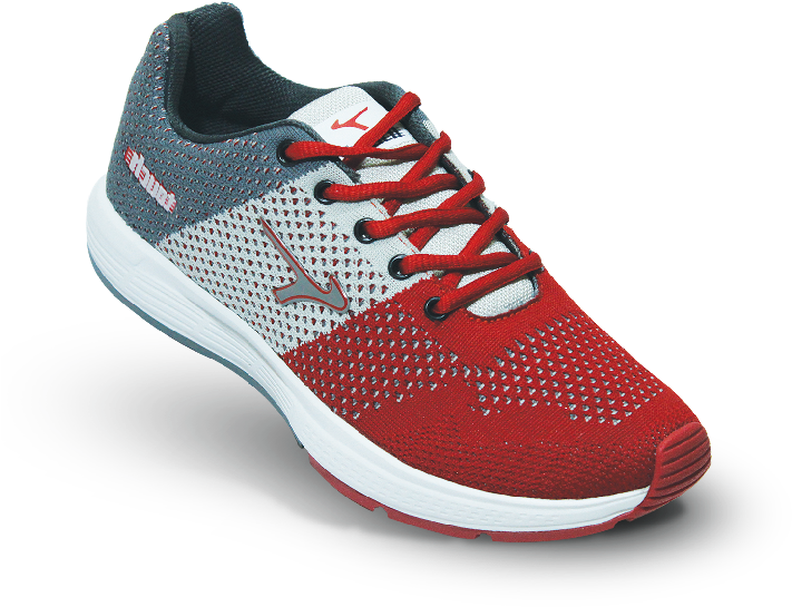 Redand Gray Athletic Sneaker