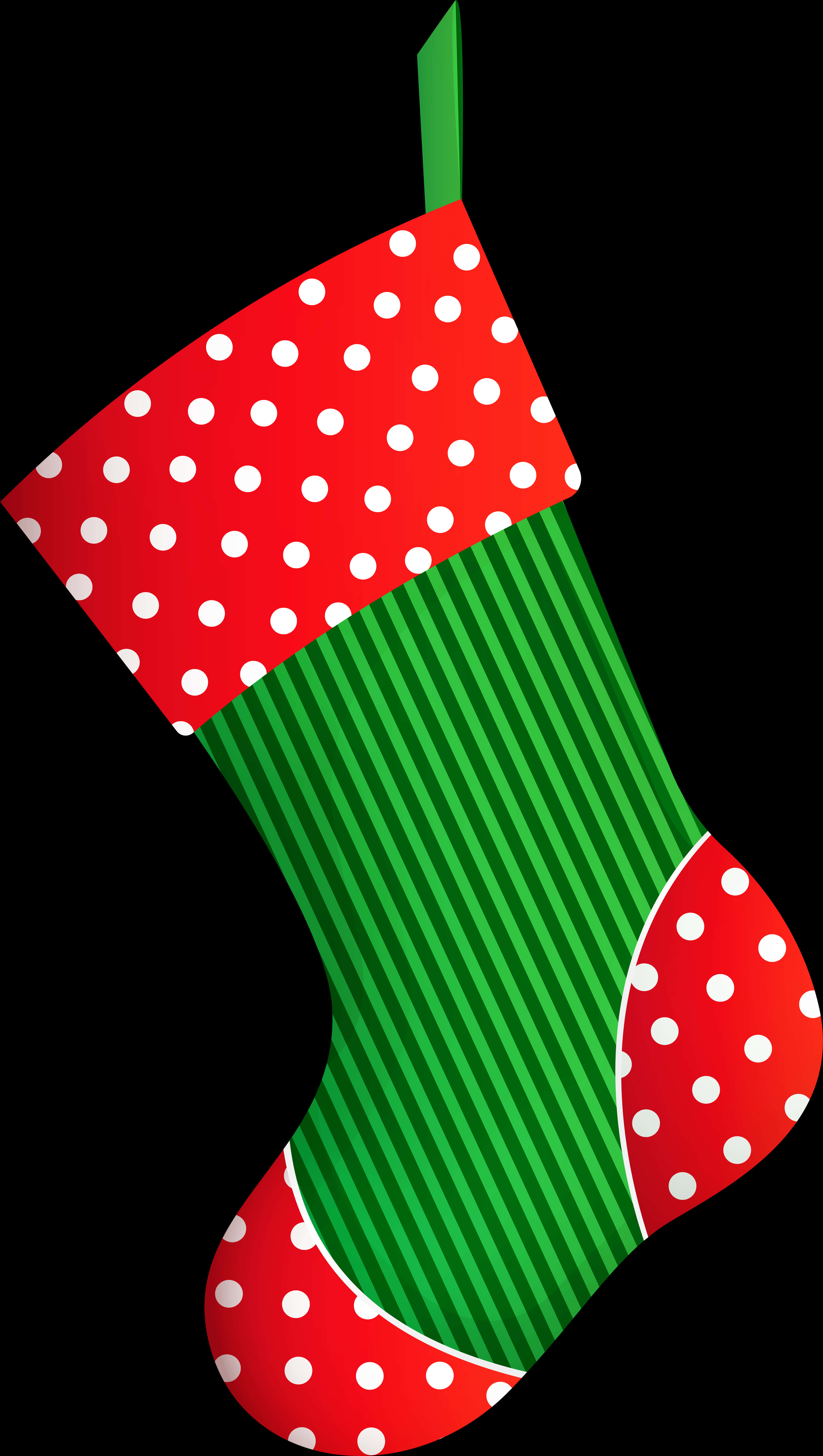 Redand Green Christmas Stocking