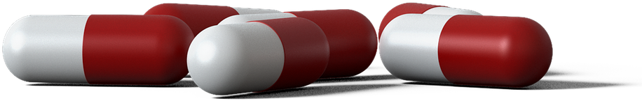 Redand White Capsules