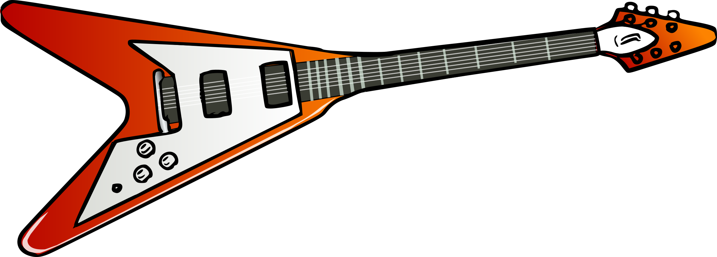Rock Guitar Download Transparent Png Image - Clip Art Electric Guitar, Png Download PNG with transparent background