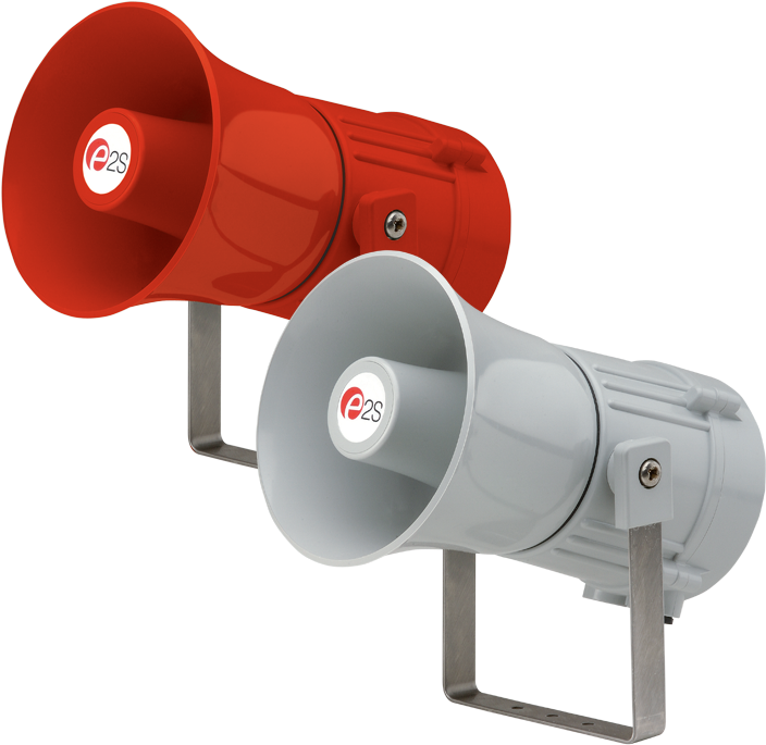 Redand White Megaphones