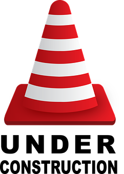 Redand White Traffic Cone Graphic PNG with transparent background