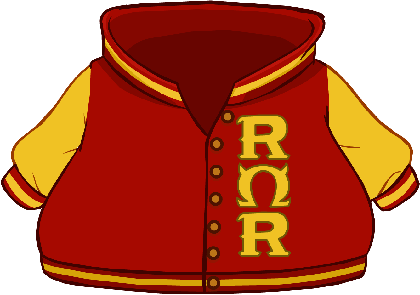 Redand Yellow Letterman Jacket