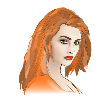 Redheaded Animated Portrait