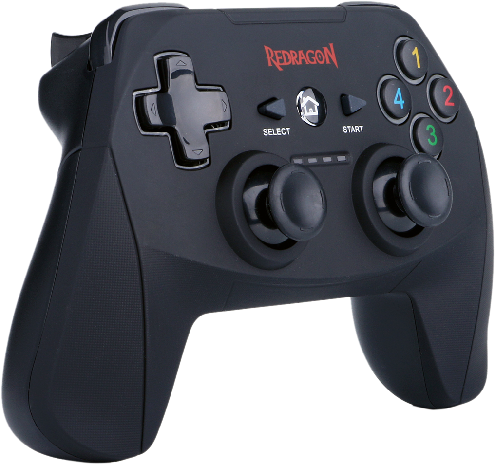 Wireless Game Controller Png Image - Redragon Harrow Wireless Pc Controller, Transparent Png PNG with transparent background