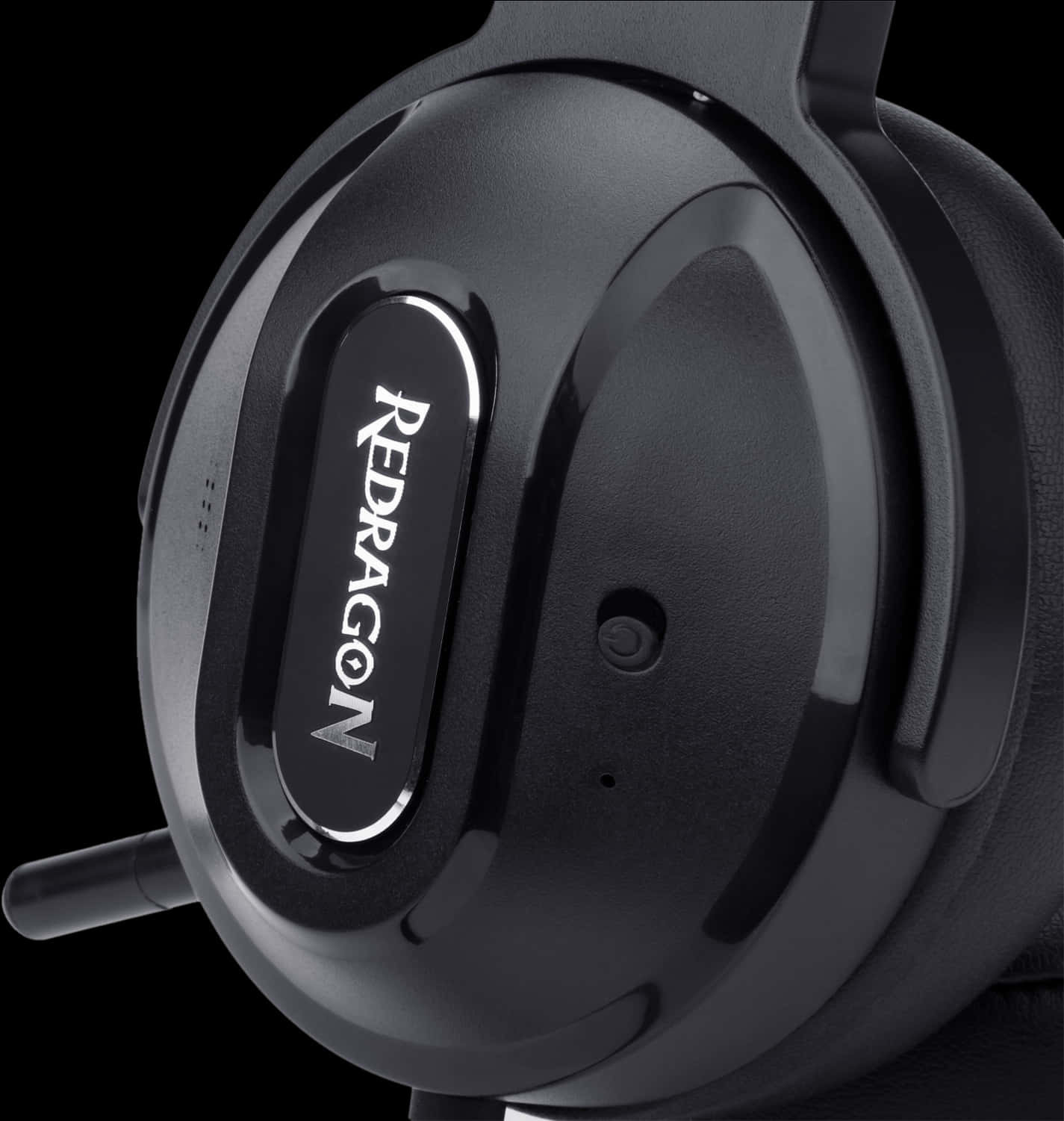 Redragon Headphone Closeup PNG with transparent background