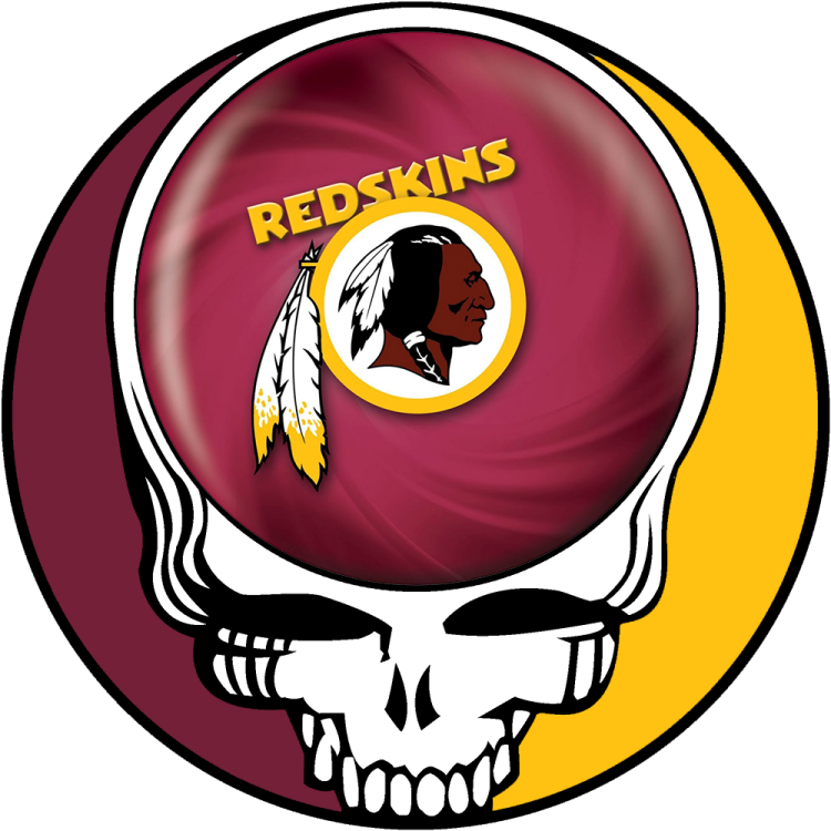 Redskins Logo Skull Graphic