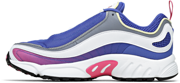 Reebok Wmns Daytona Dmx Crushed Cobalt/yello, HD Png Download PNG with transparent background