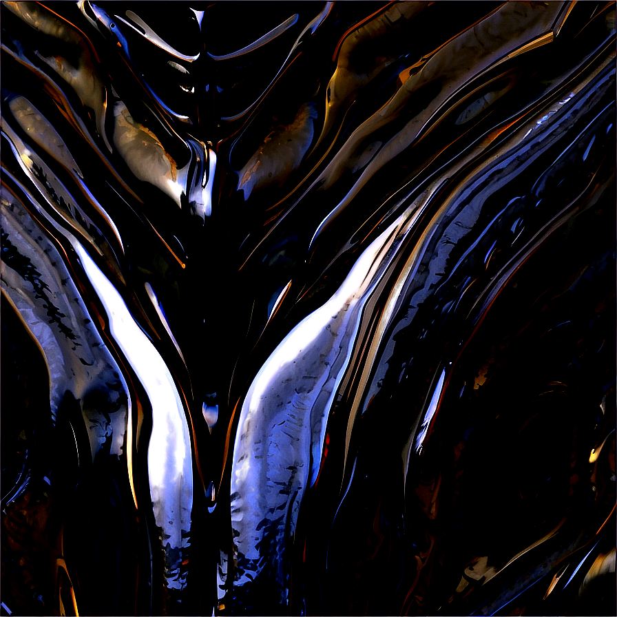 Reflective Obsidian Surface Png 06272024