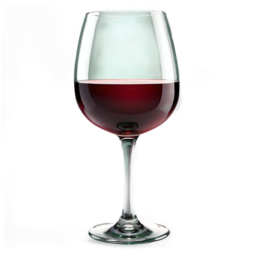 Reflective Red Wine Glass Png 87