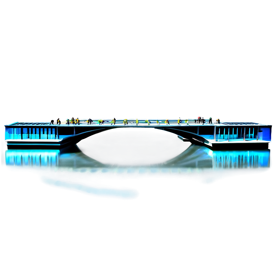 Reflective Water Bridge Png 40