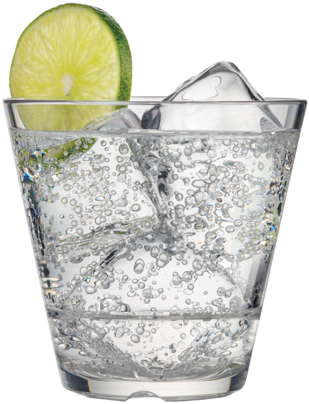 Drinique Caliber Rocks - Water In Cocktail Glass, HD Png Download PNG image with a transparent background, free high-resolution download