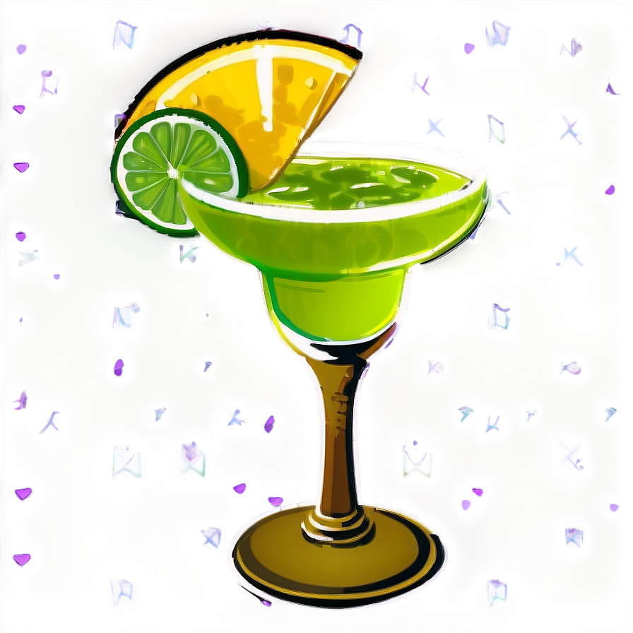 Refreshing Margarita Glass PNG 70 PNG with transparent background