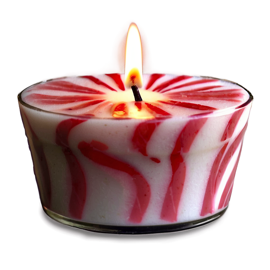 Refreshing Peppermint Candle PNG kwa PNG with transparent background