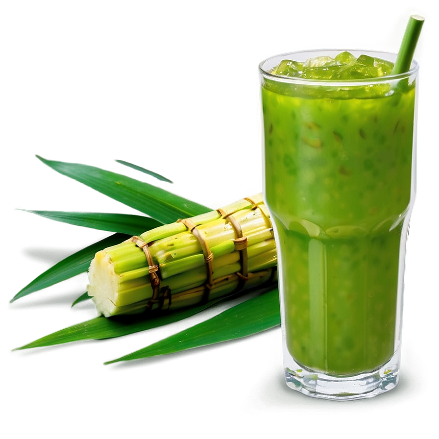 Refreshing Sugarcane Drink Png 06262024