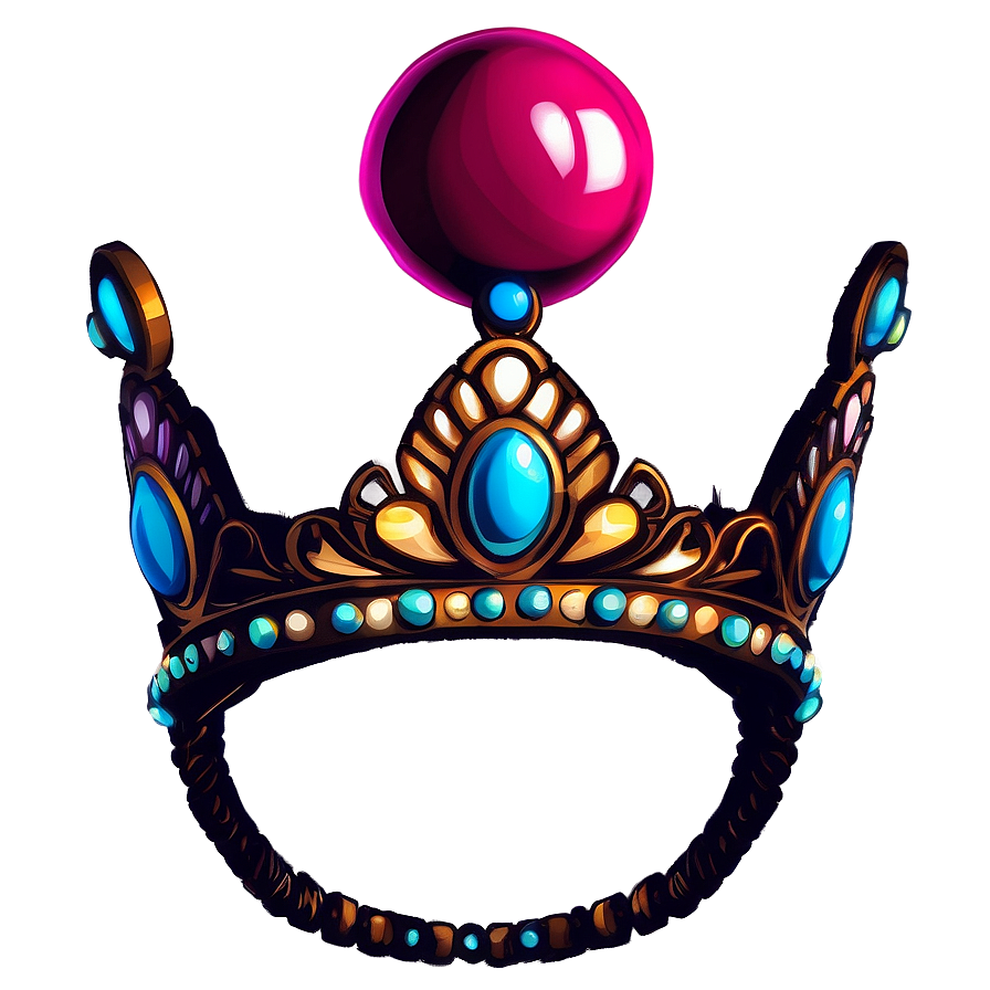 Regal Cartoon Crown Png Qev