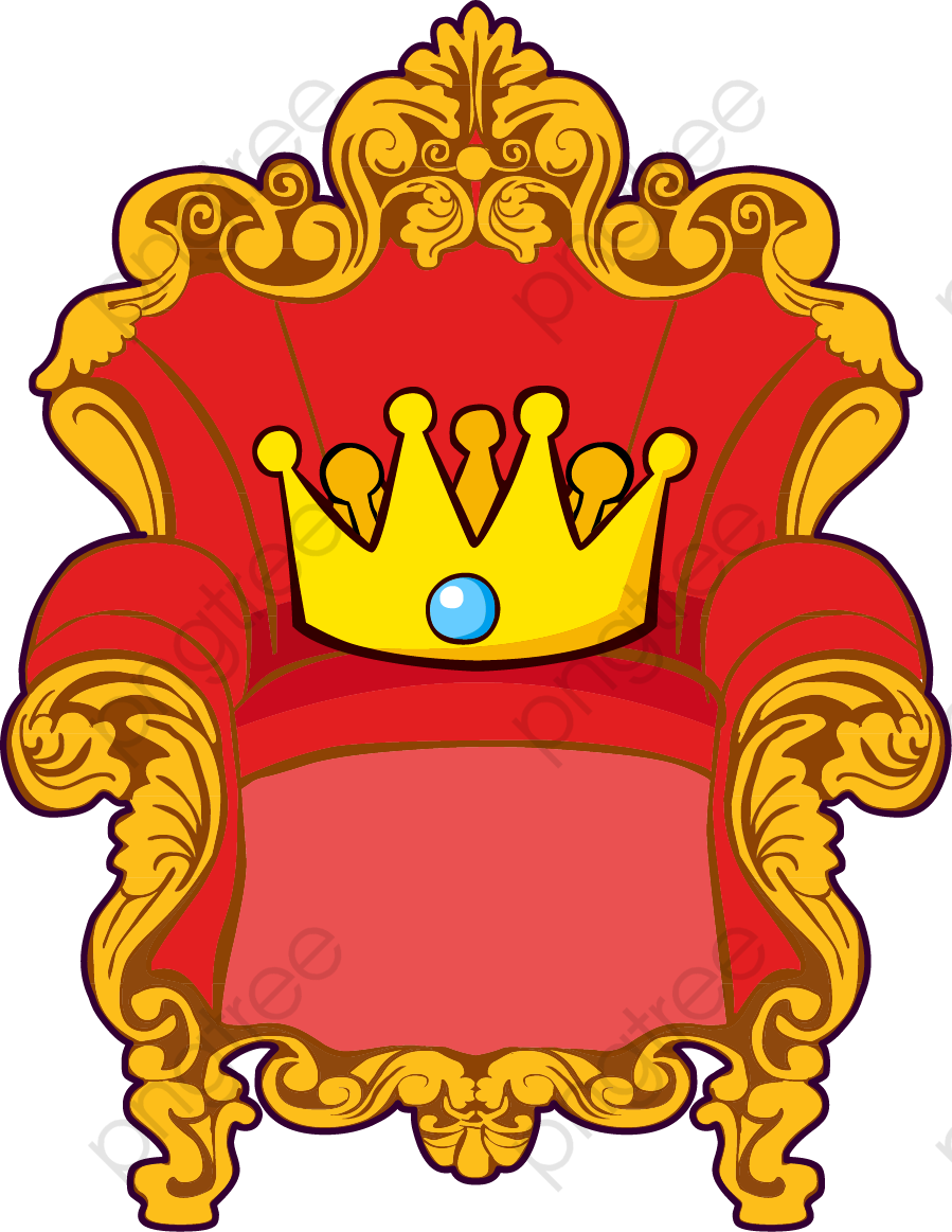 Transparent King On Throne Clipart - Crown And Throne Clipart, HD Png Download PNG with transparent background