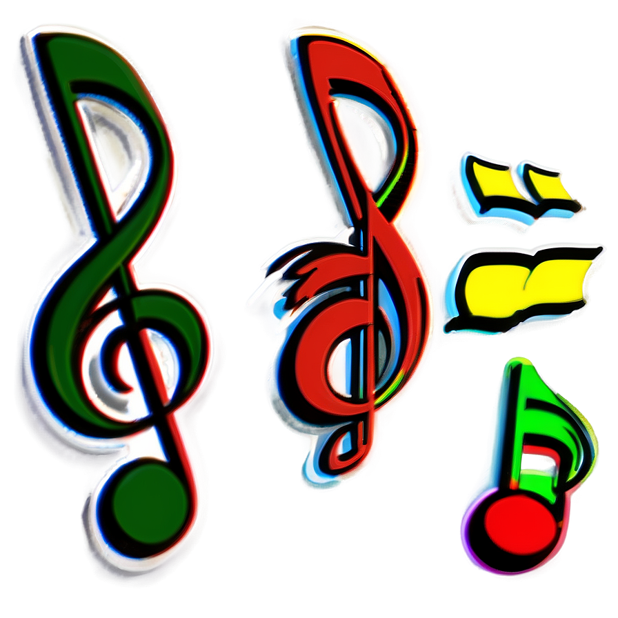 Reggae Music Notes Png Lrt