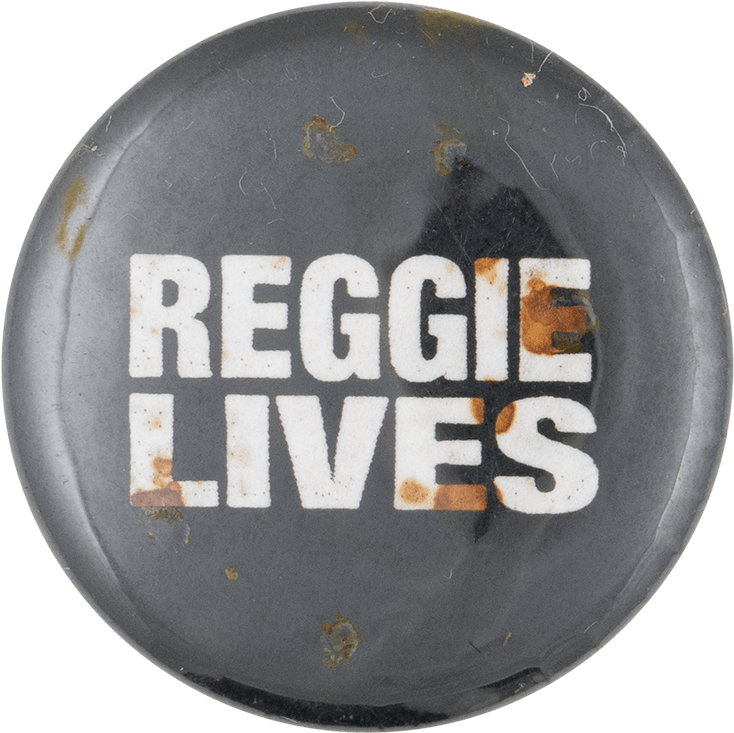 Reggie Lives Music Pin