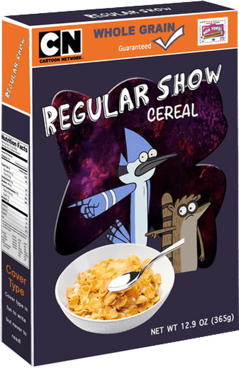 Regular Show Cereal Box