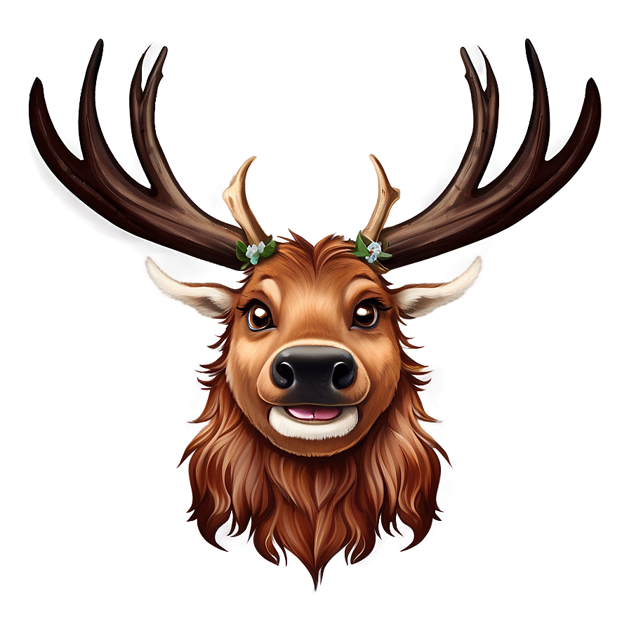 Reindeer Face Png Ggj45