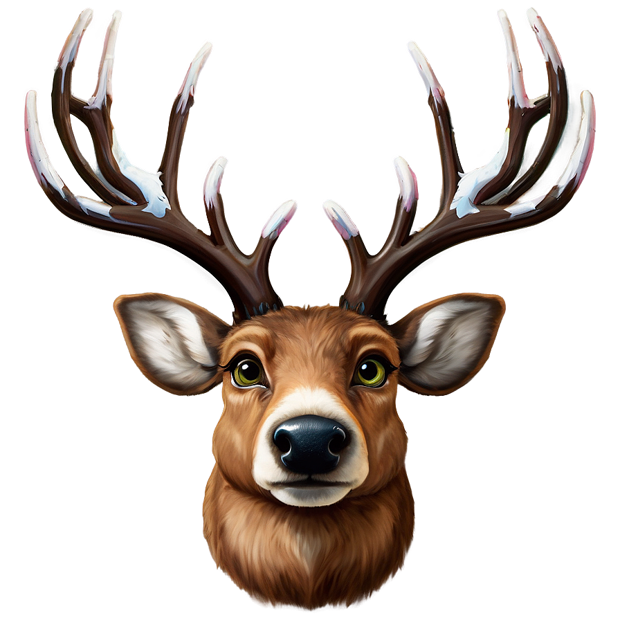 Reindeer Head Png Prh