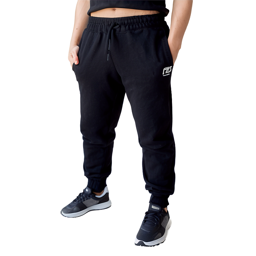 Relaxed Fit Black Sweatpants Png Fko