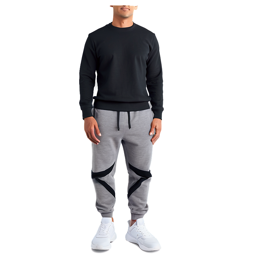 Relaxed Fit Grey Sweatpants Png 55